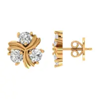 Seravelle Trio Diamond Studs - Thumbnail Image 3