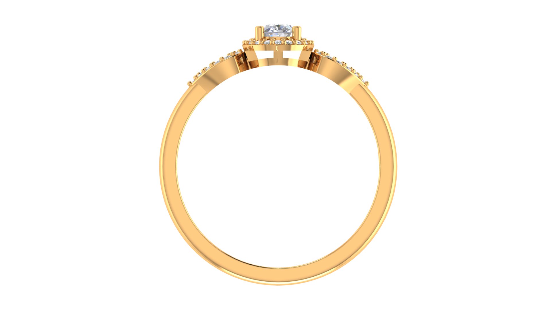 Floral Diamond Ring - Image 3