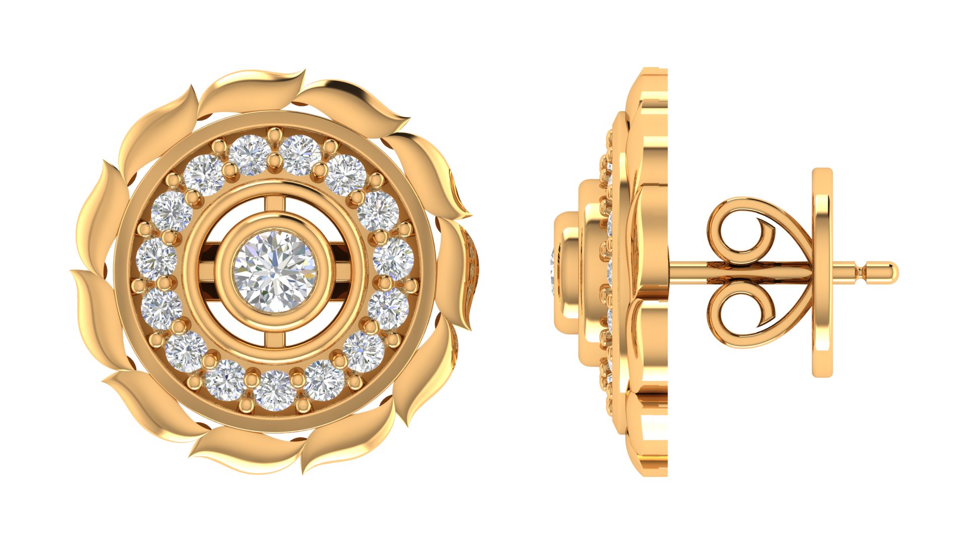 Aurevia Radiance Diamond Earrings - Image 3