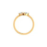 Double Heart Diamond Ring - Thumbnail Image 3