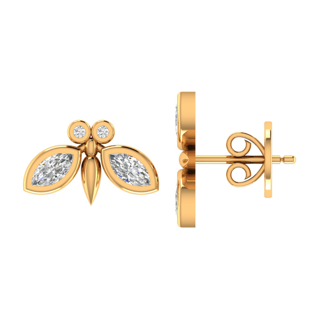 Lunavelle Diamond Earrings - Image 2