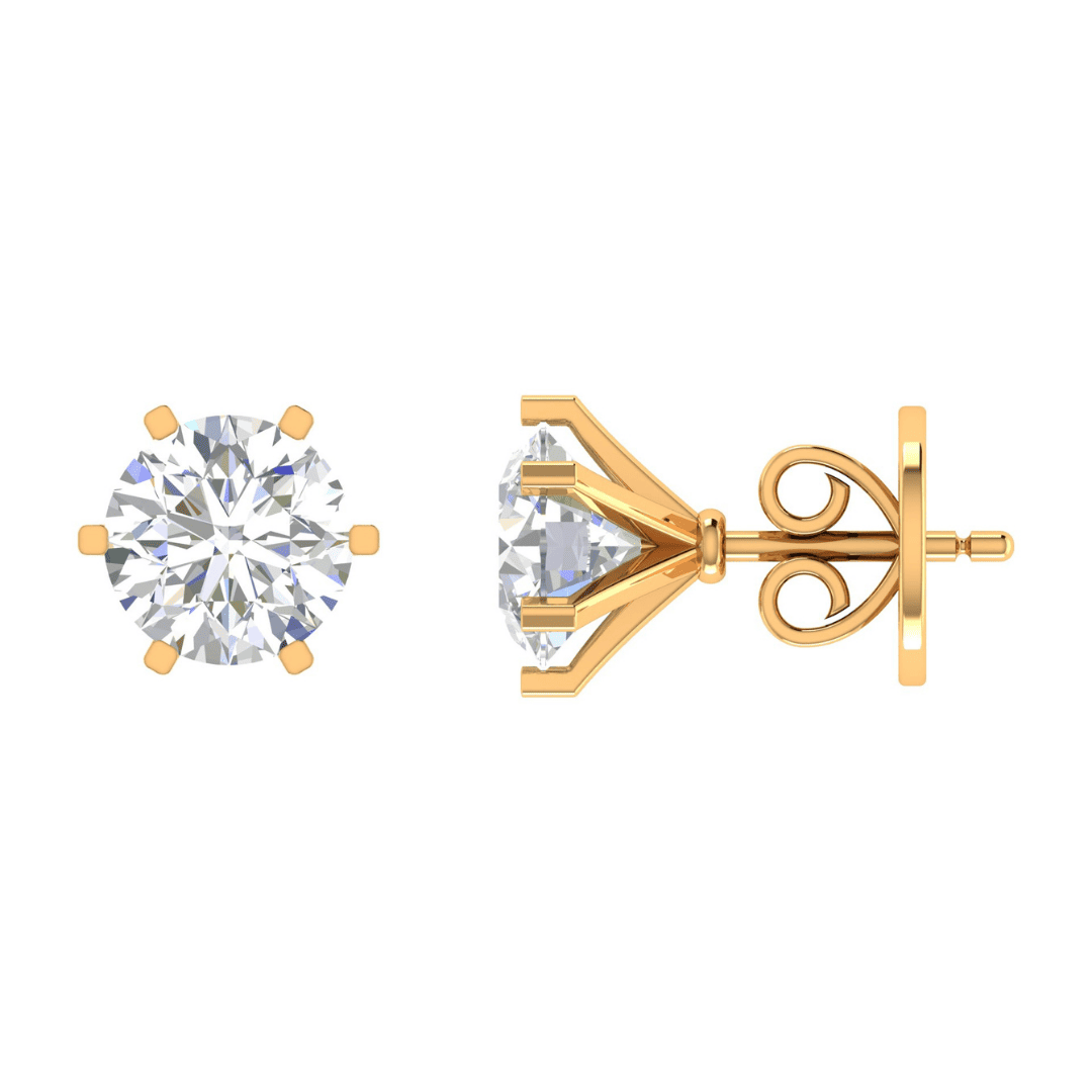 Avelisse Solara Diamond Earrings - Image 3