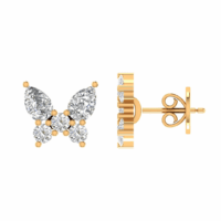 Seraphine Flutter Diamond Earrings - Thumbnail Image 3