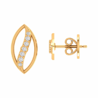 Avelisse Arc Diamond Earrings - Thumbnail Image 3