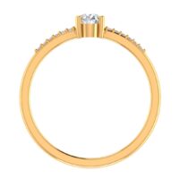 Classic Solitaire Diamond Ring - Thumbnail Image 3