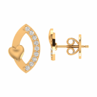 Amorielle Arc Diamond Earrings - Thumbnail Image 3