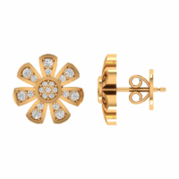 Marivelle Flora Diamond Earrings - Thumbnail Image 3