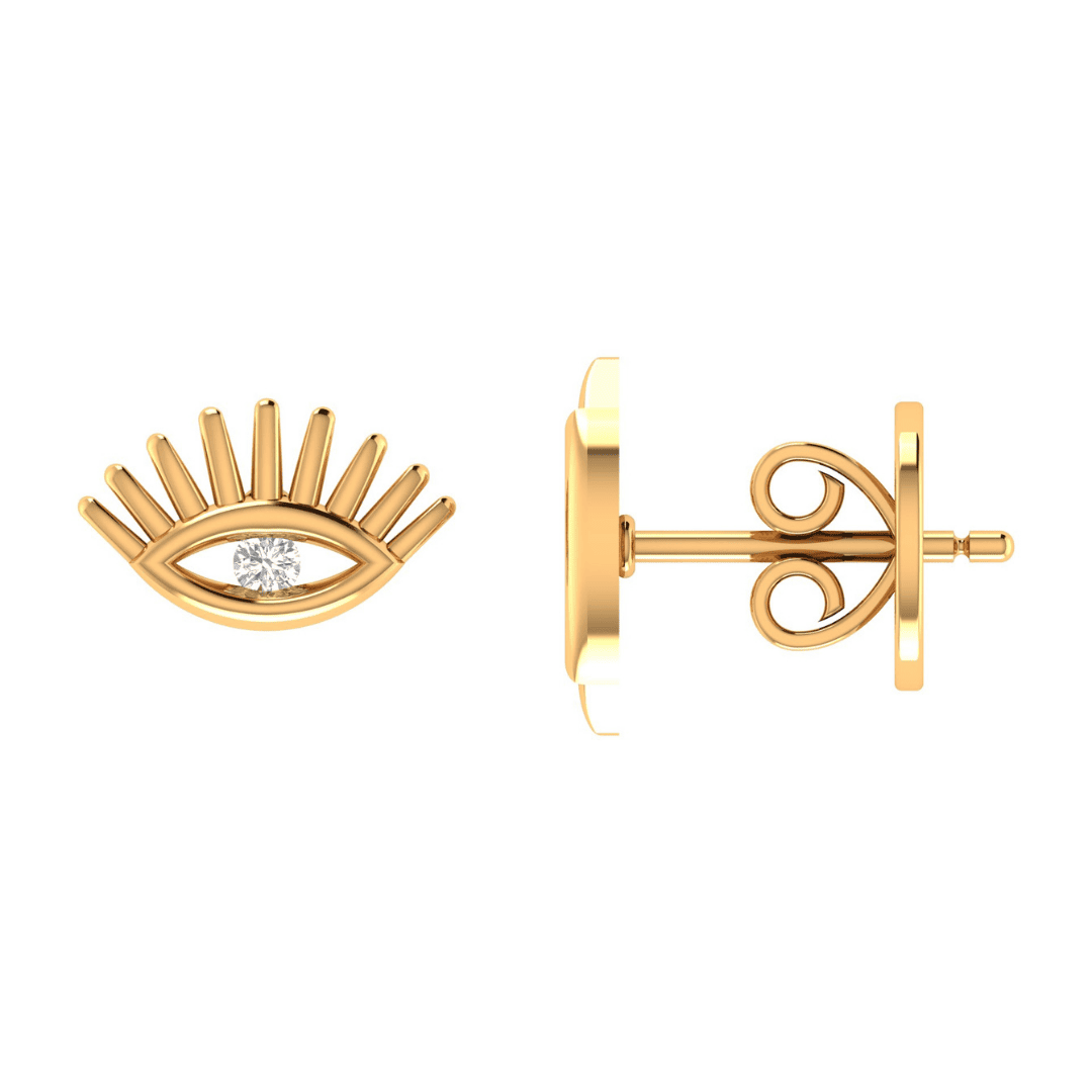 Solivane Gaze Diamond Earrings - Image 3