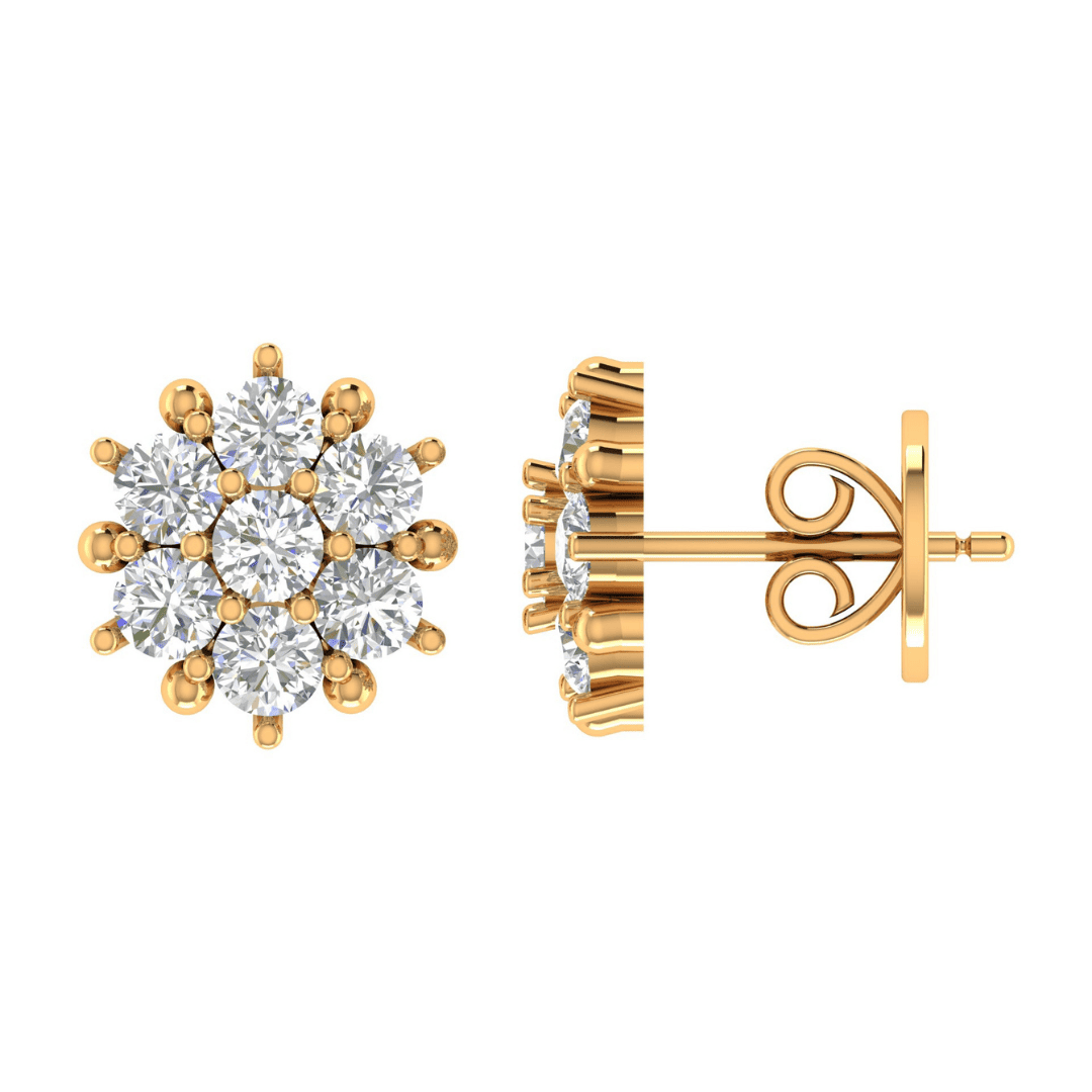 Calisara Sevenfold Diamond Earrings - Image 3