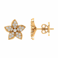 Virellia Petal Diamond Earrings - Thumbnail Image 3