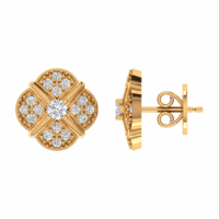 Calithra Crosslight Diamond Earrings - Thumbnail Image 3