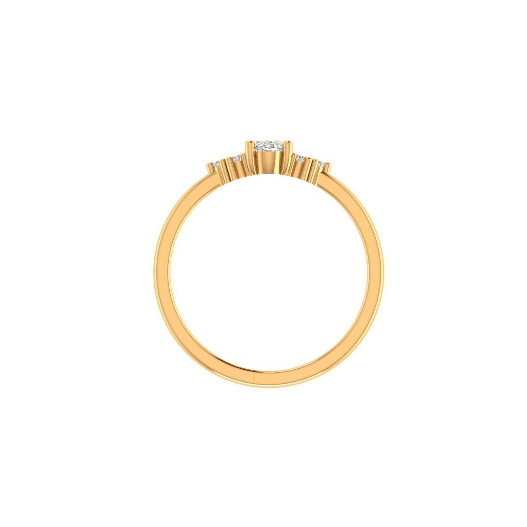Side Sparkle Diamond Ring - Image 3