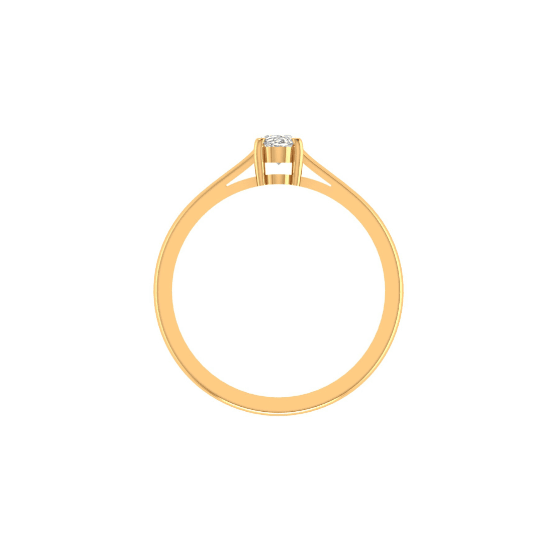 Seravelle Oval Diamond Ring - Image 3