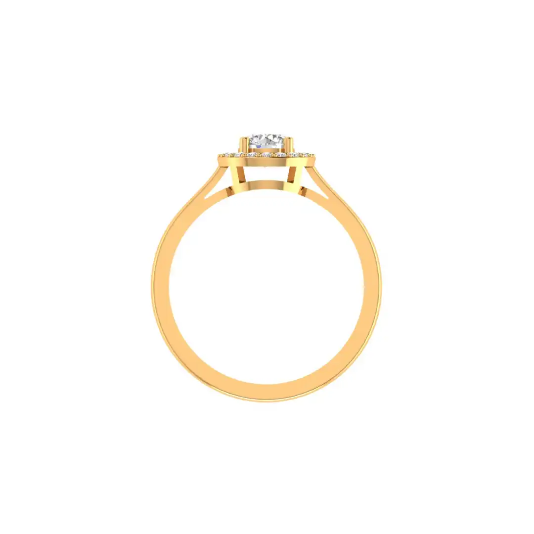 Circle Sparkle Diamond Ring - Image 3
