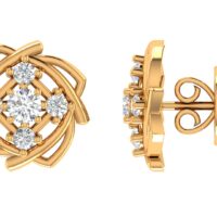Eternal Bloom Diamond Earrings - Thumbnail Image 3