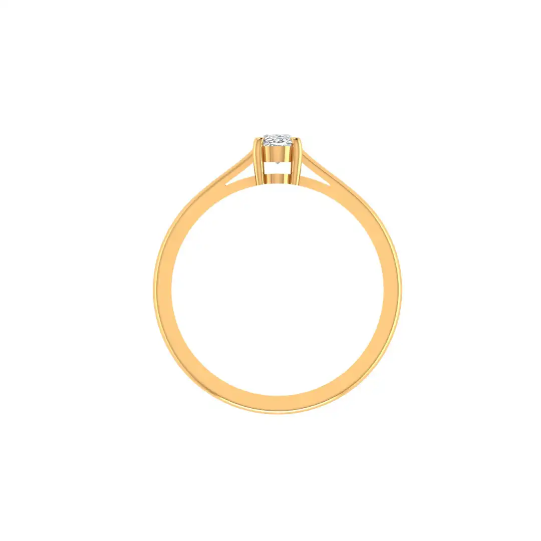Orlienne Oval Diamond Ring - Image 3