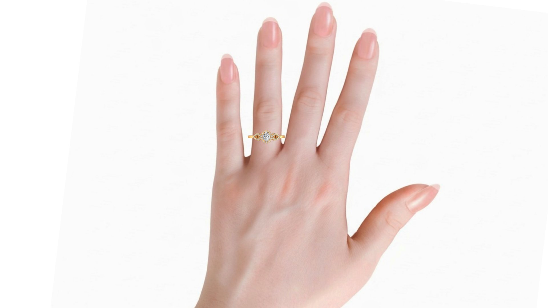 Floral Diamond Ring - Image 11