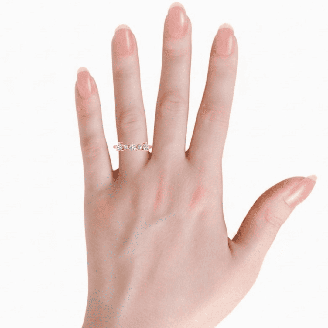 Aurevane Cascade Diamond Ring - Image 11