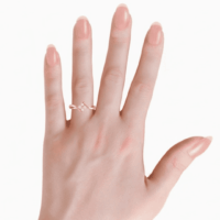 Calista Four-Diamond Cluster Ring - Thumbnail Image 11