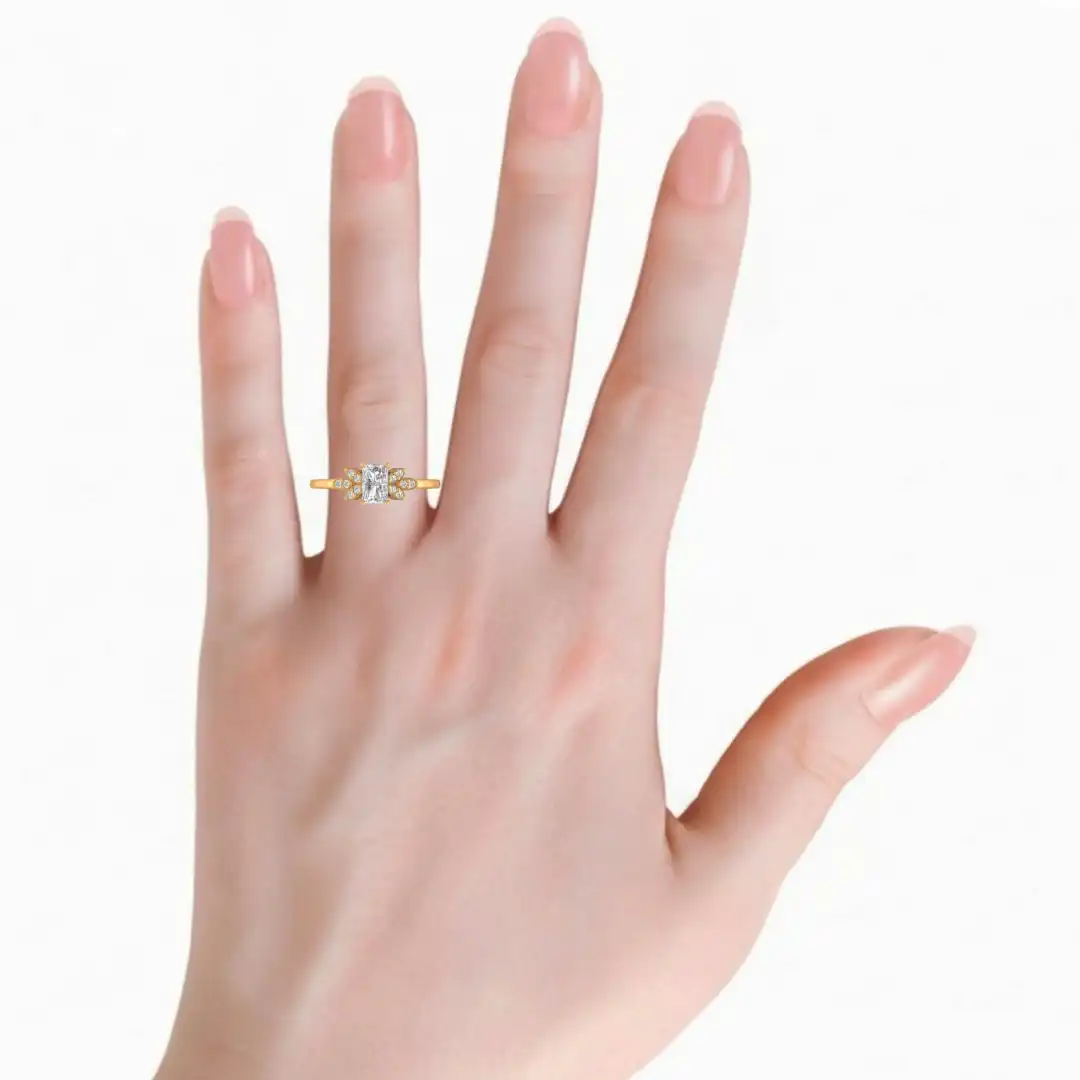 Isolenne Petalcrest Diamond Ring - Image 11