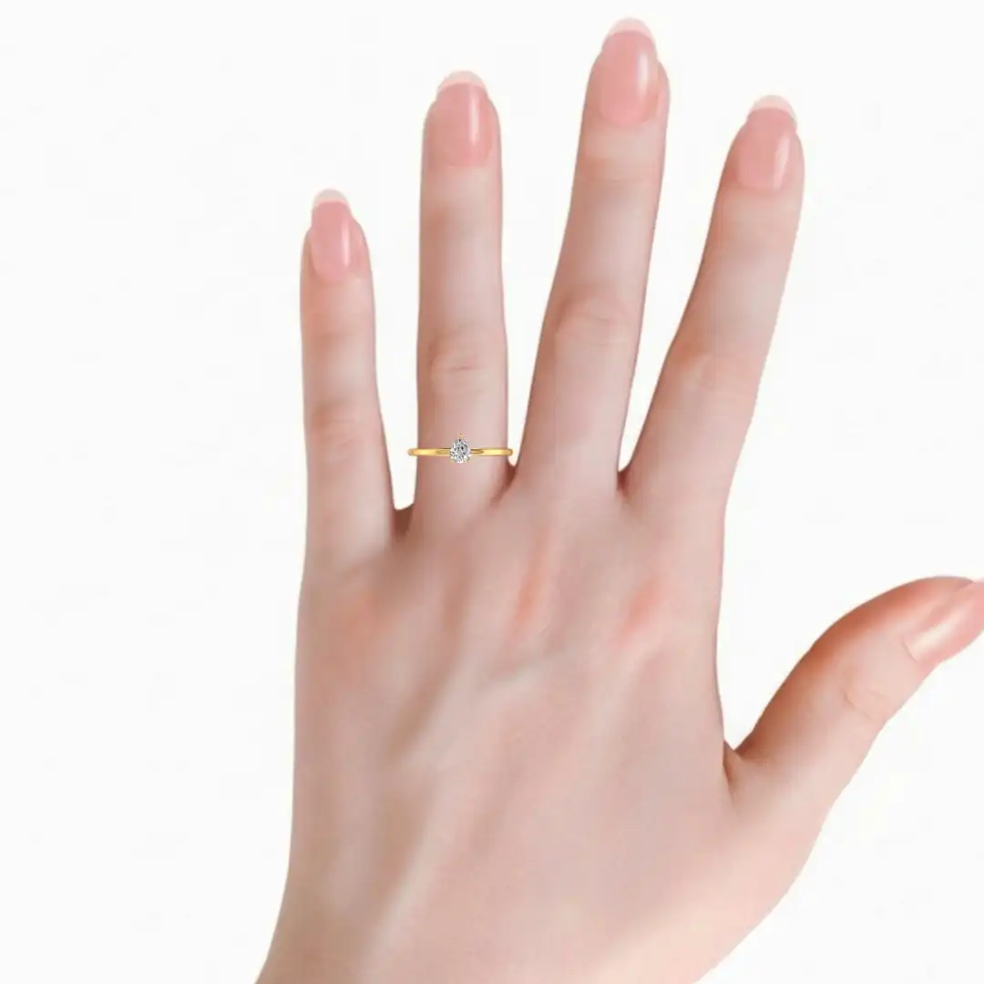 Aurevia Solitaire Diamond Ring - Image 2
