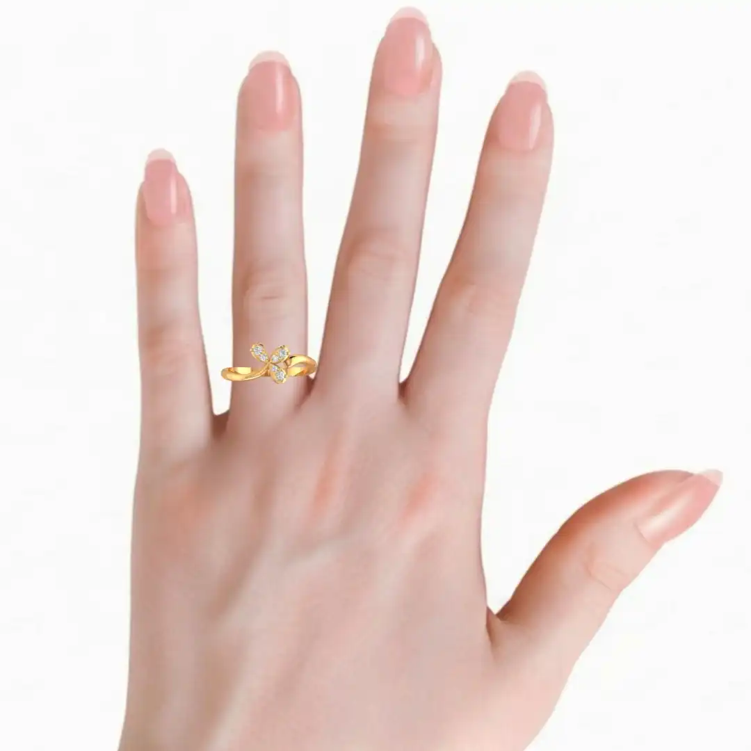 Seravelle Petal Diamond Ring - Image 11