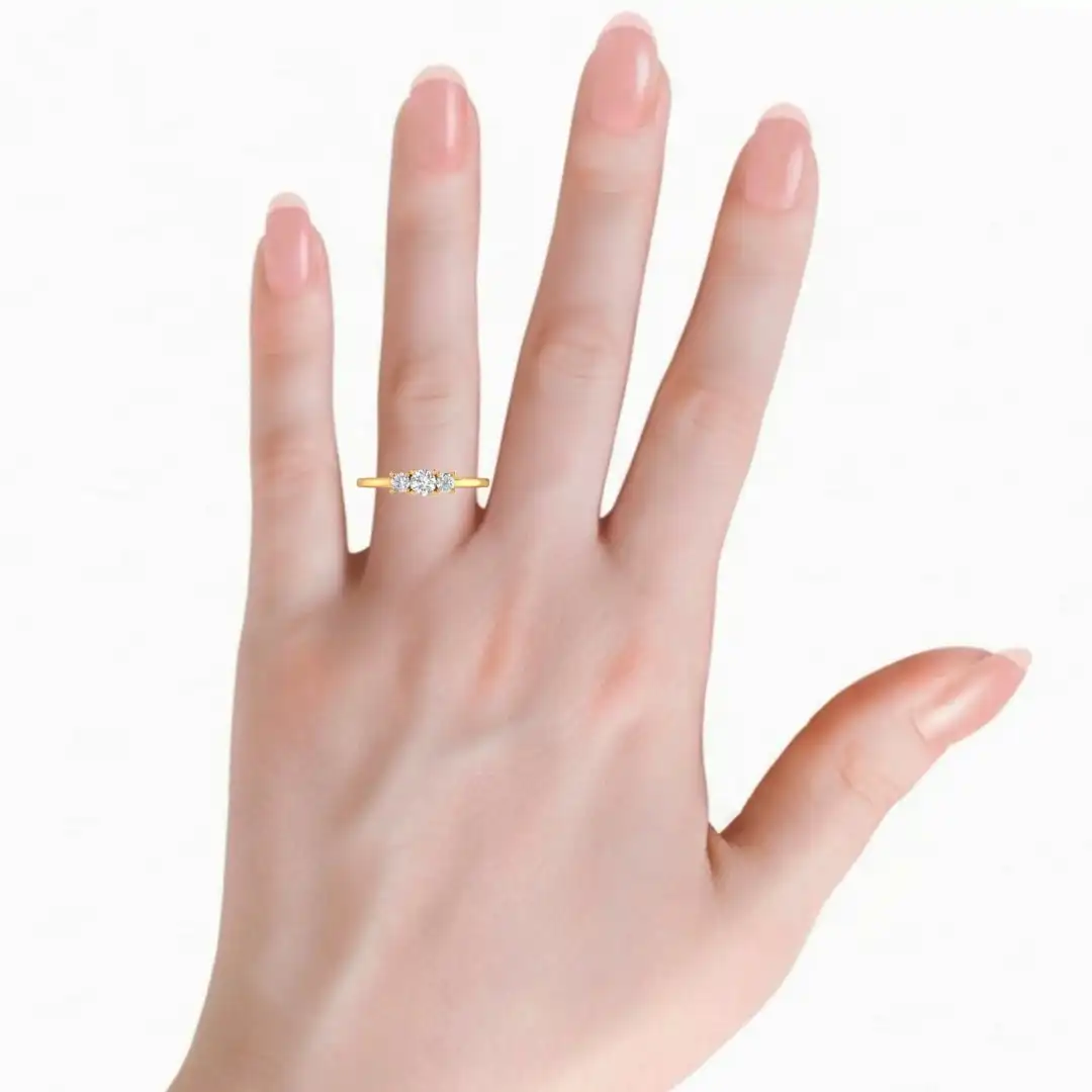 Seralune Trilogy Diamond Ring - Image 4