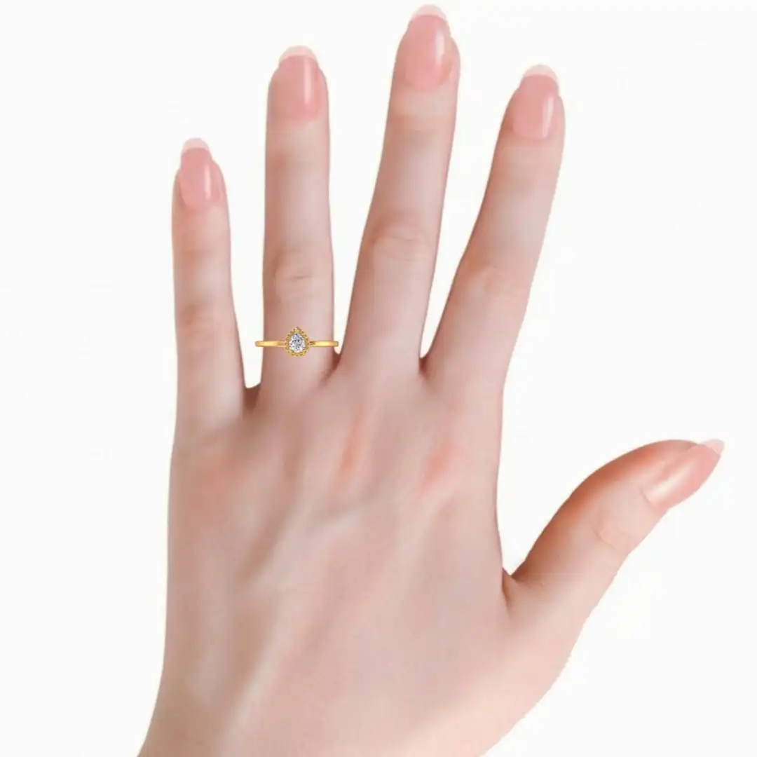 Velmora Halo Diamond Ring - Image 11
