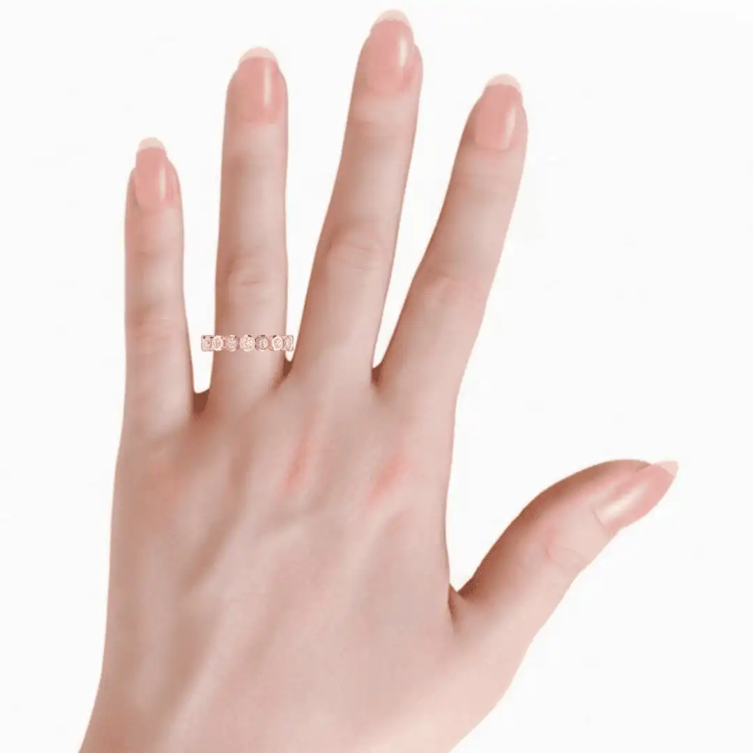 Classic Diamond Band Ring - Image 11
