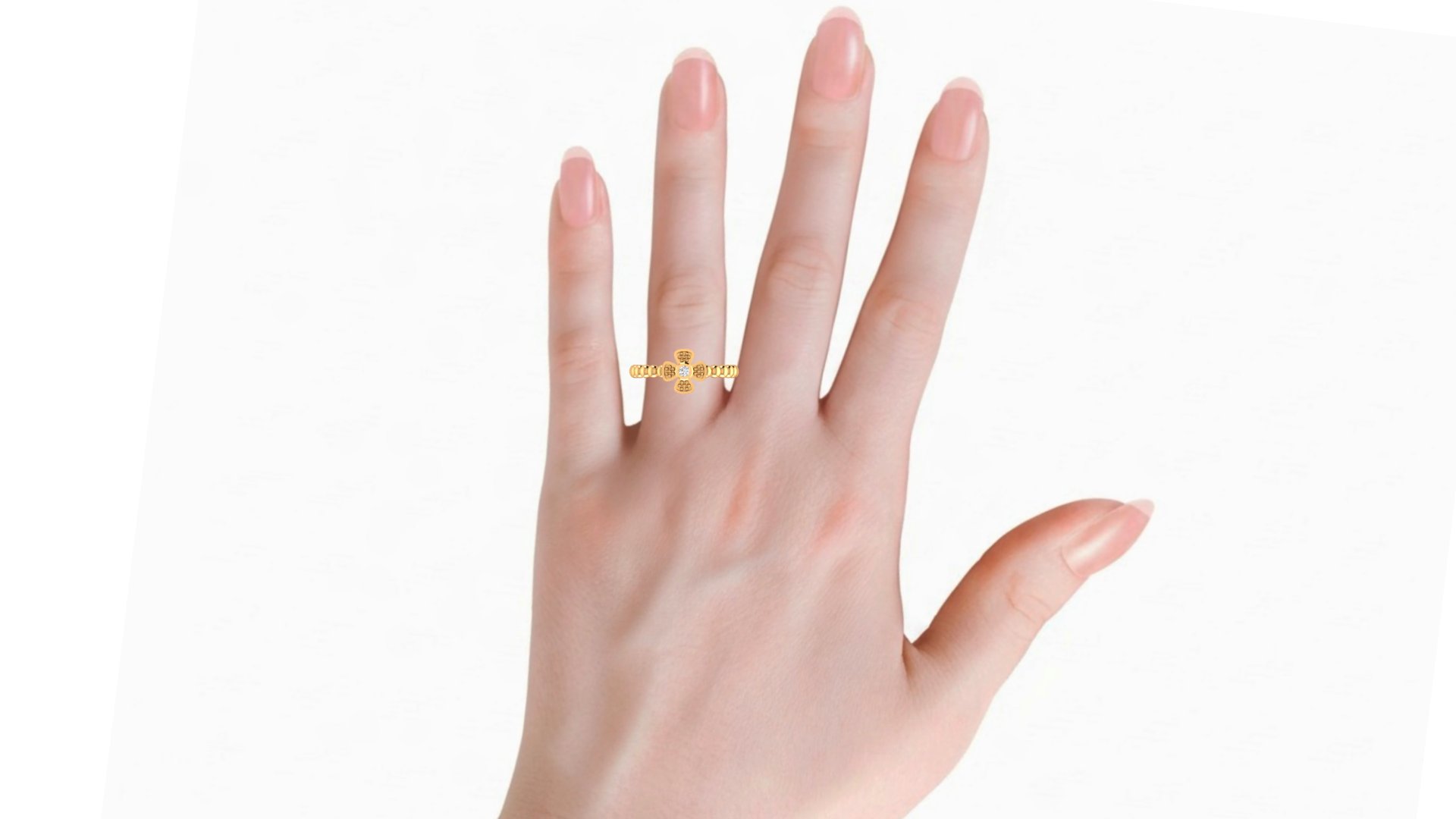 Petal Diamond Ring - Image 11