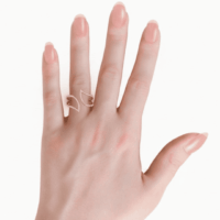 Virellia Twin Arc Diamond Ring - Thumbnail Image 11