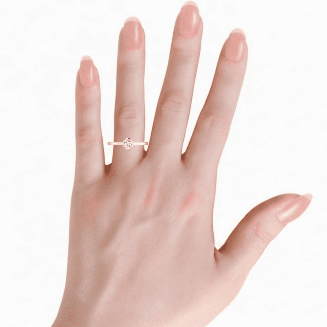 Aurevyn Bezel Diamond Ring - Image 11