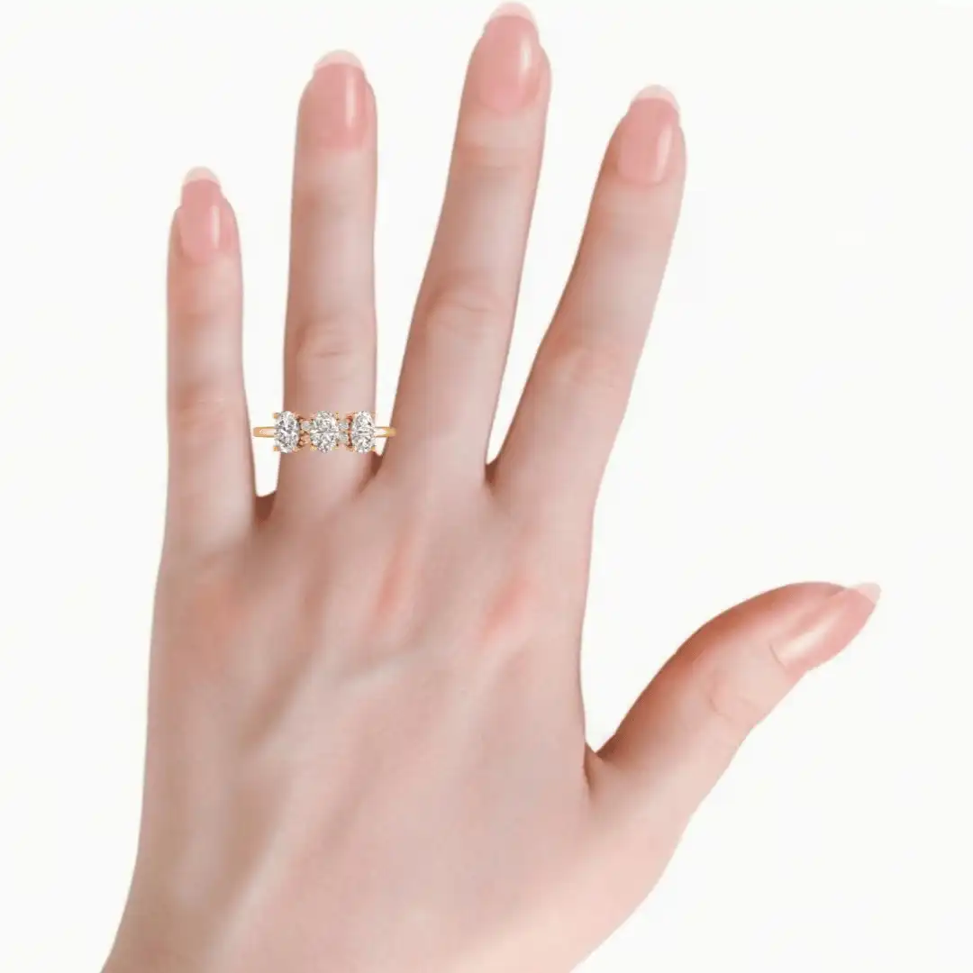 Three Stone Diamond Ring - Image 5