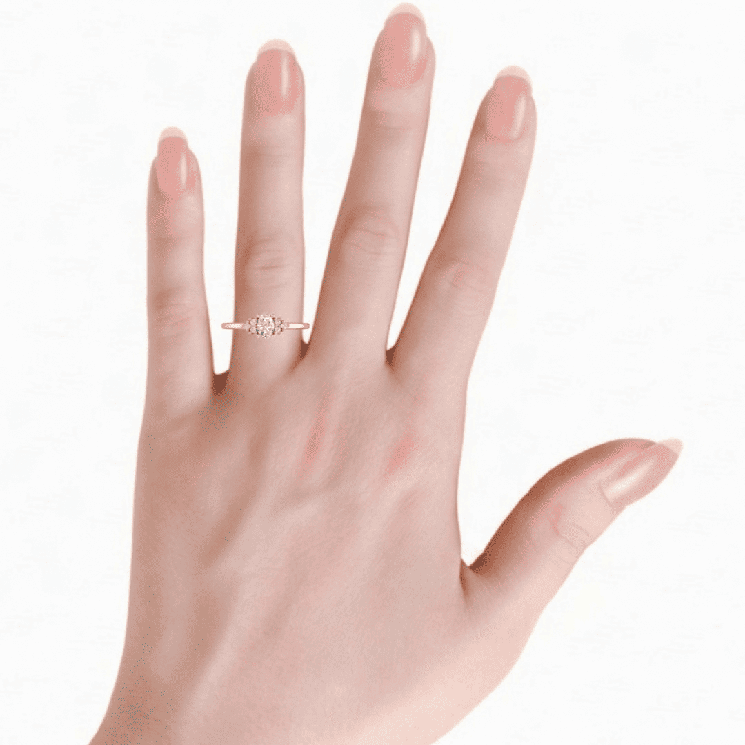 Side Sparkle Diamond Ring - Image 11
