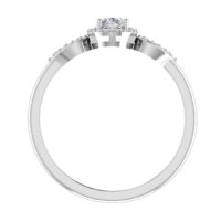 Floral Diamond Ring - Thumbnail Image 6