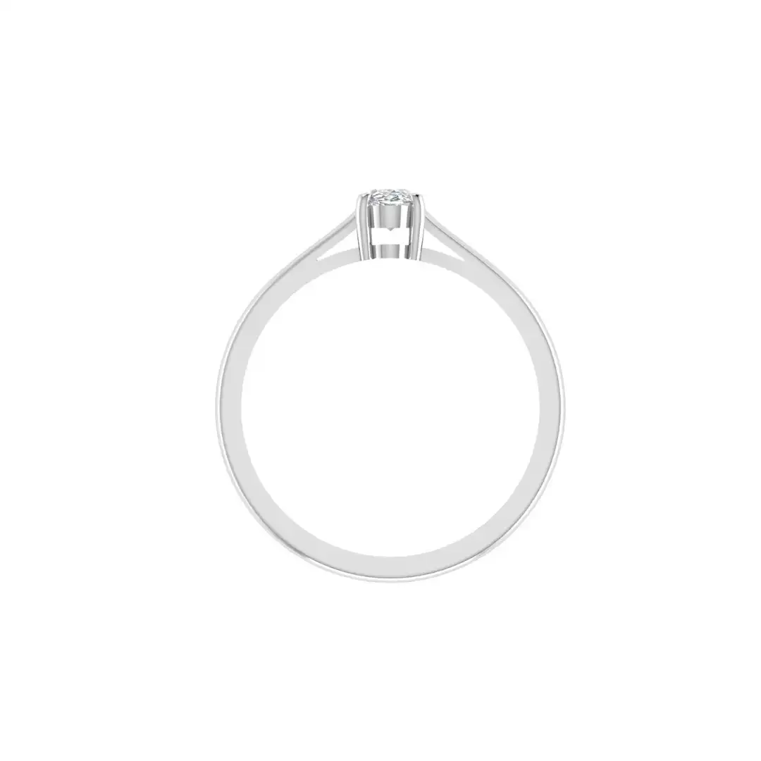 Orlienne Oval Diamond Ring - Image 6