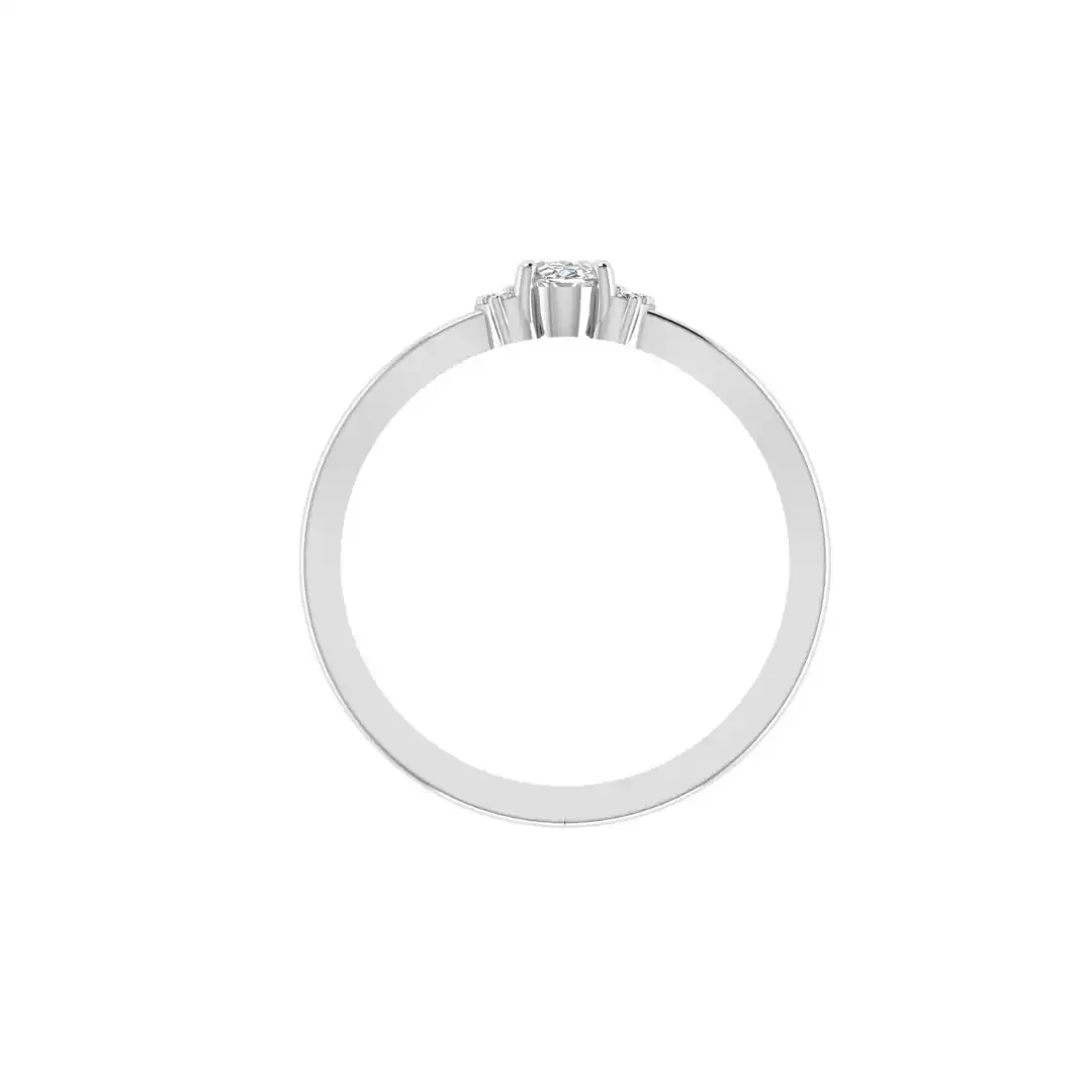 Seravelle Halo Diamond Ring - Image 6