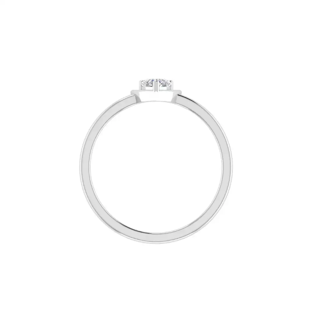 Amarielle Heart Diamond Ring - Image 6