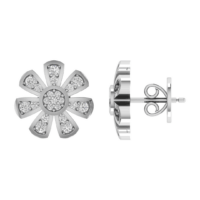 Marivelle Flora Diamond Earrings - Thumbnail Image 5