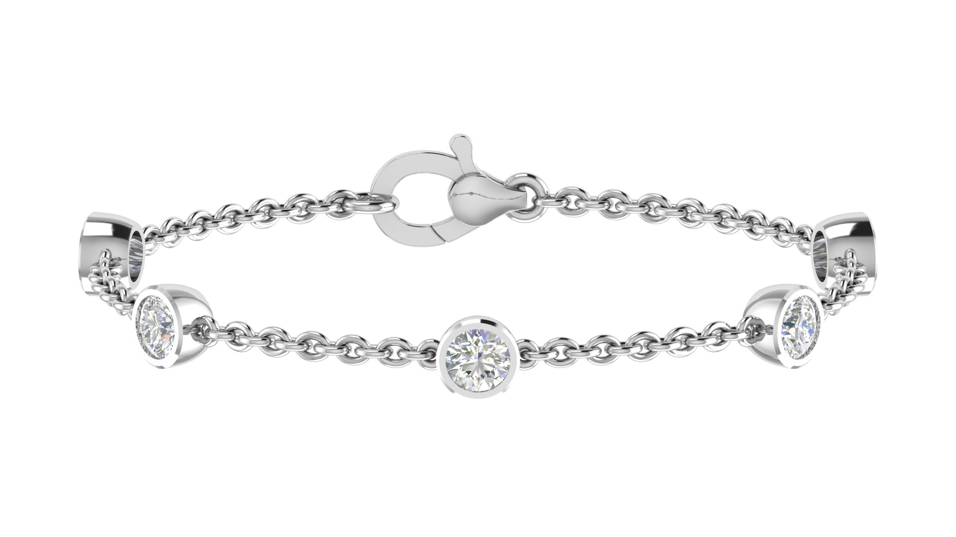 Aurevia Trio Diamond Bracelet - Image 3