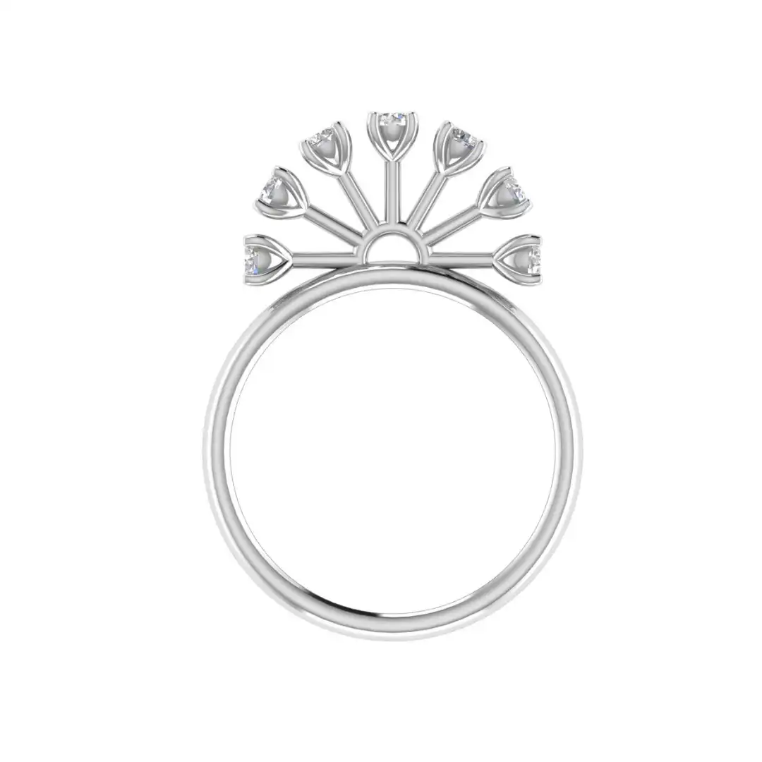 Cyravelle Tiara Diamond Ring - Image 6