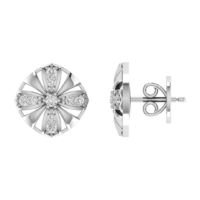 Elarisse Meridian Diamond Earrings - Thumbnail Image 5