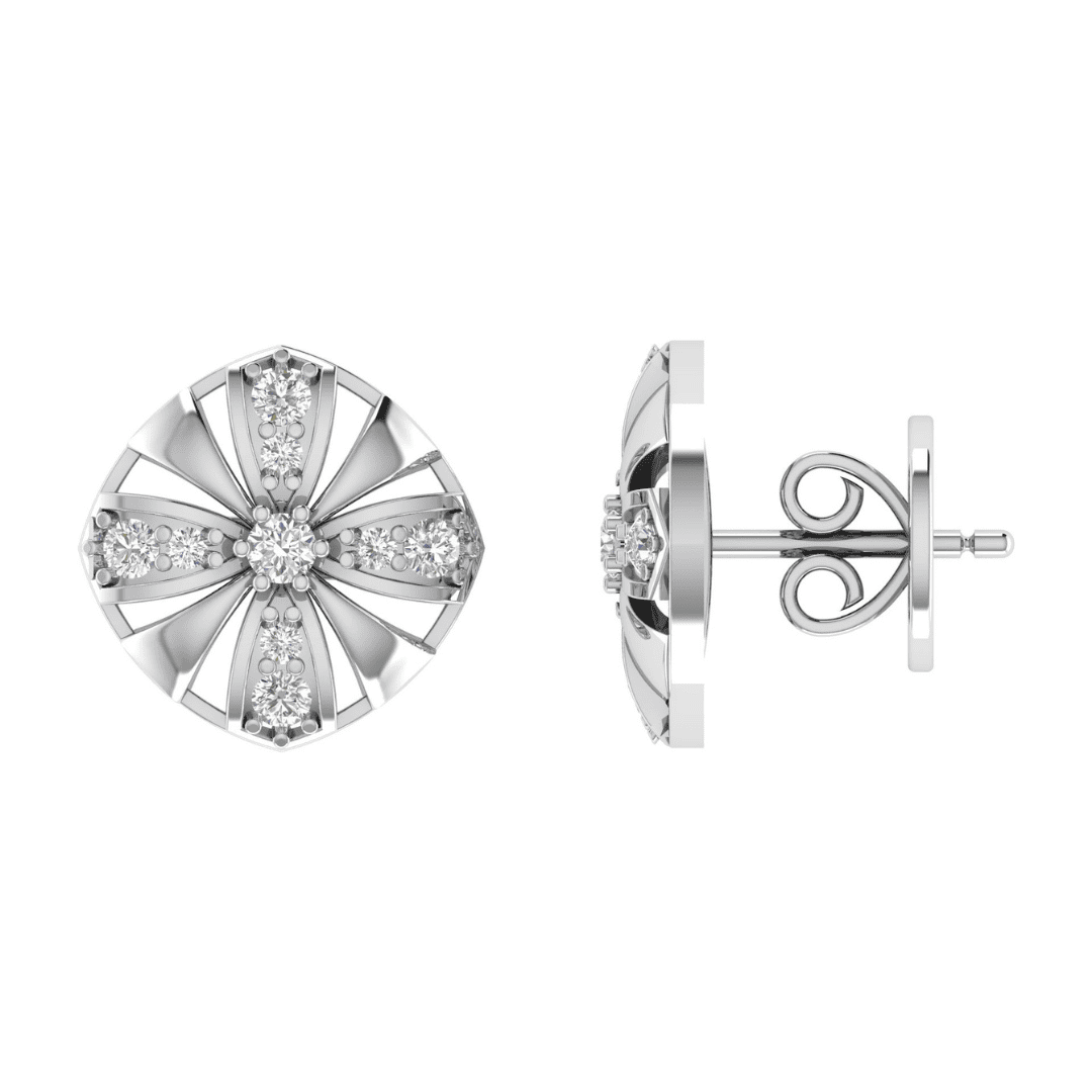 Elarisse Meridian Diamond Earrings - Image 5