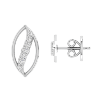 Avelisse Arc Diamond Earrings - Thumbnail Image 5