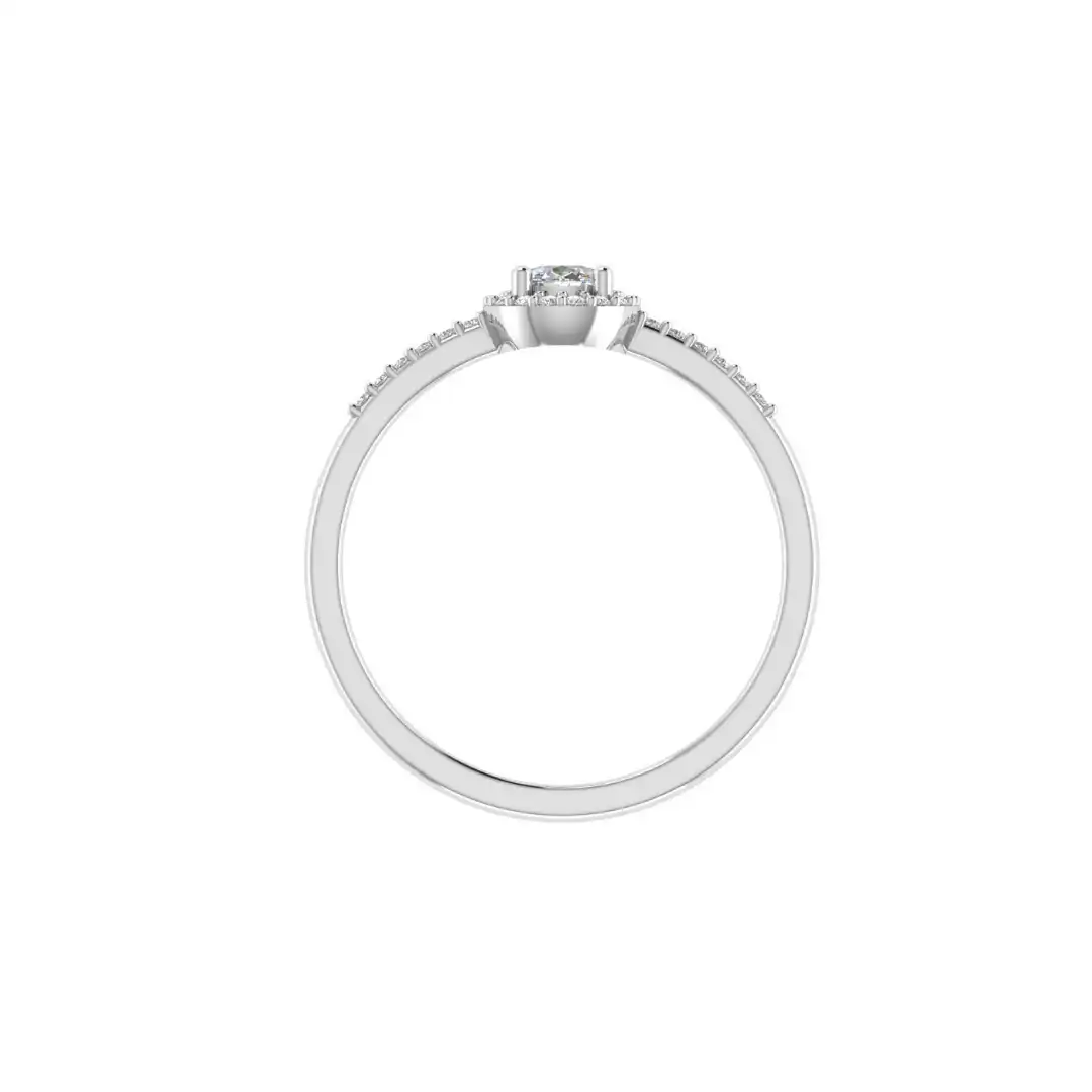 Elaris Halo Diamond Ring - Image 6