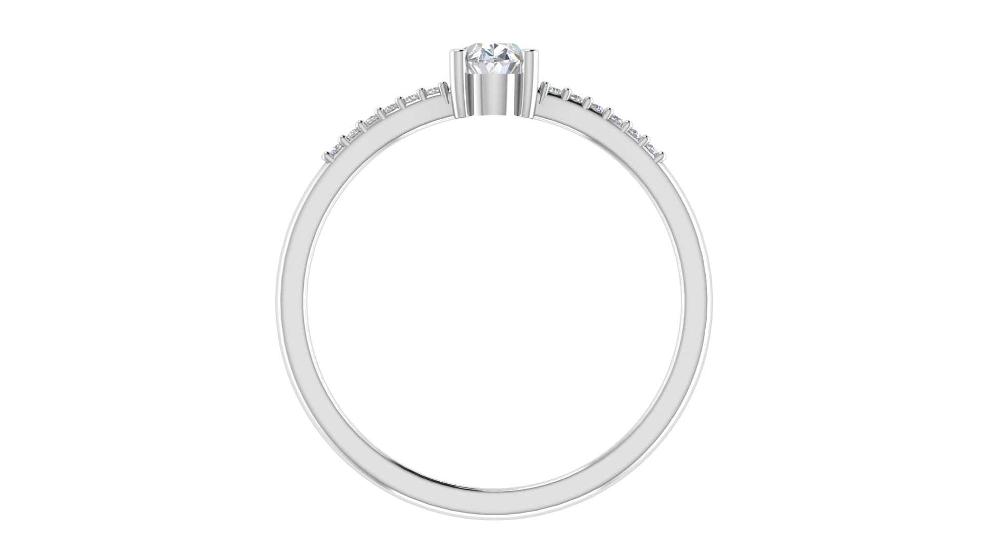 Classic Solitaire Diamond Ring - Image 6