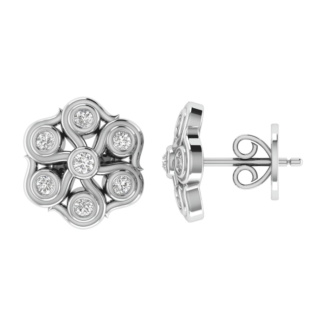 Seravelle Élan Diamond Earrings - Image 5