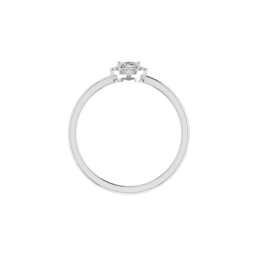 Velmora Halo Diamond Ring - Image 6