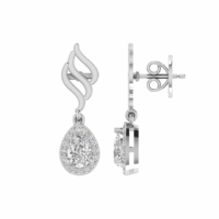 Seraphine Drift Diamond Earrings - Thumbnail Image 5