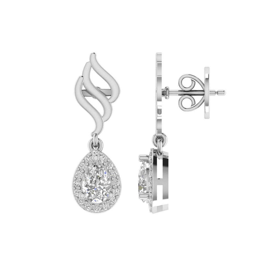 Seraphine Drift Diamond Earrings - Image 5
